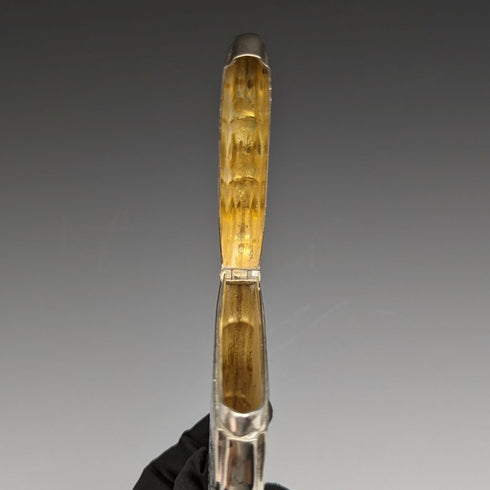 1900 年英國古董純銀厚卡夾 106 克