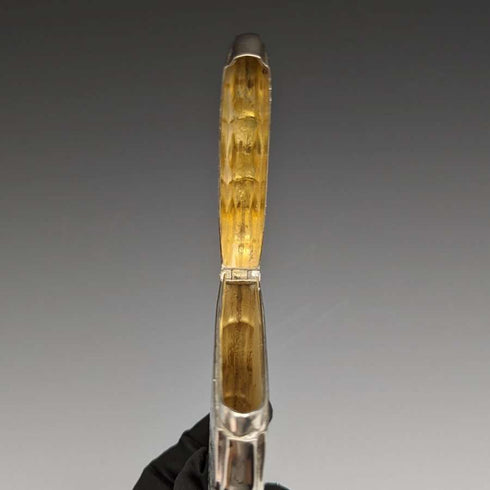 1900 年英國古董純銀厚卡夾 106 克