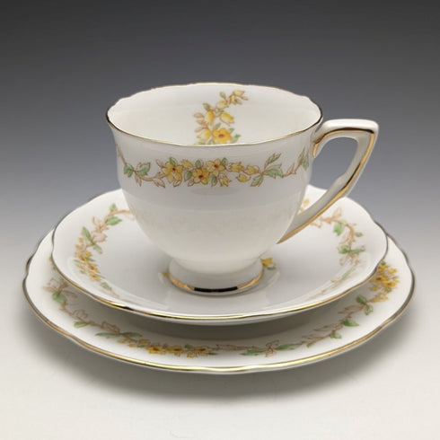 1940年頃 英国グラッドストーン ティーカップトリオ 3セット