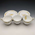 1940 British Gladstone teacup trio 3 sets