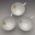 1940 British Gladstone teacup trio 3 sets