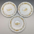 1940 British Gladstone teacup trio 3 sets