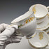 1940 British Gladstone teacup trio 3 sets