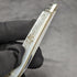 1902 British Antique White Pearl Carved Handle Pure Silver Blade Folding Pen Knife