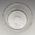 1928 British vintage cut glass biscuit barrel pure silver decoration 831g