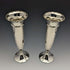 Jarrón mediano de plata esterlina, antiguo, de Inglaterra, 1909, par, 341 g