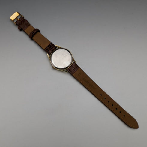 英國復古 Benson 男士腕錶鍍金錶殼 17 顆寶石做工精良