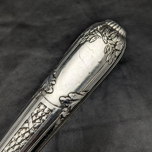 Servidor de pasteles con mango de plata esterlina, estilo antiguo francés