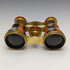 French antique multi white butterfly shell decoration opera glasses binoculars in case