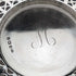 1911 British Antique Sterling Silver Bowl Earring Decoration 452g MAPPIN & WEBB