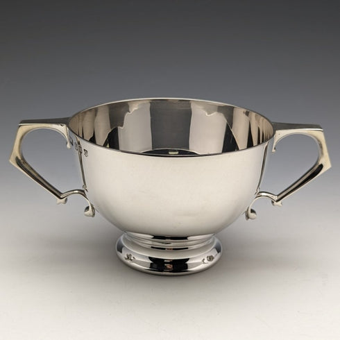 1909年 英国アンティーク 純銀製 ボウル&スプーンセット BOX入り