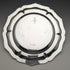 British vintage silver plate dessert plate pair diameter 21cm