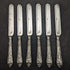 Around 1879 British Antique Sterling Silver Handle Cutlery Set in Wooden Box