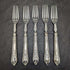 Around 1879 British Antique Sterling Silver Handle Cutlery Set in Wooden Box