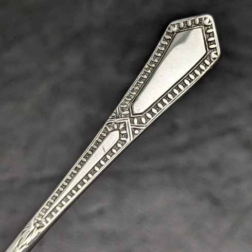 1903 British antique sterling silver cutlery set in case