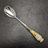 British Vintage Pottery Handle Salad Server Set