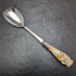 British Vintage Pottery Handle Salad Server Set