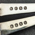 British Vintage Pottery Handle Salad Server Set