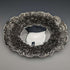 1900 British antique sterling silver bowl embossed 217g William Comyns