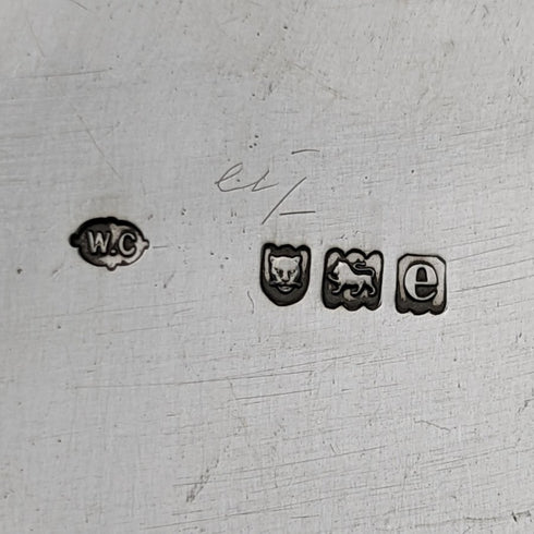 1900年 英国アンティーク 純銀製ボウル 浮き彫り装飾 217g William Comyns