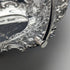 British Antique Silver Plate Large Basket Flower Engraving Operating Handle 548g