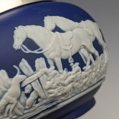 British Vintage Jasperware Sugar Pot William Adams