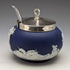 British Vintage Jasperware Sugar Pot William Adams
