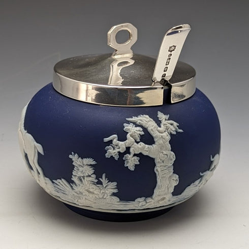 British Vintage Jasperware Sugar Pot William Adams