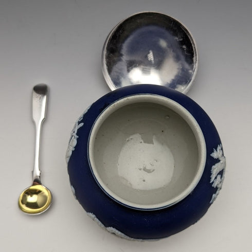 British Vintage Jasperware Sugar Pot William Adams