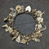 Pulsera de dijes de plata esterlina vintage británica, 69 g