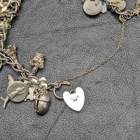 英國復古純銀魅力手鍊 69 克