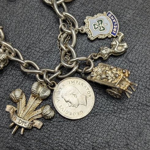 英國復古純銀魅力手鍊 73 克