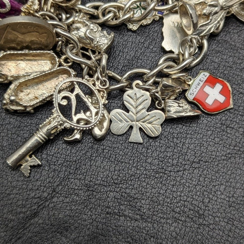 英國復古純銀魅力手鍊 73 克