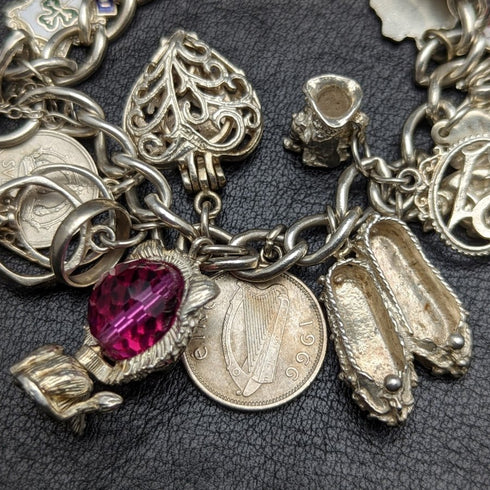 英國復古純銀魅力手鍊 73 克