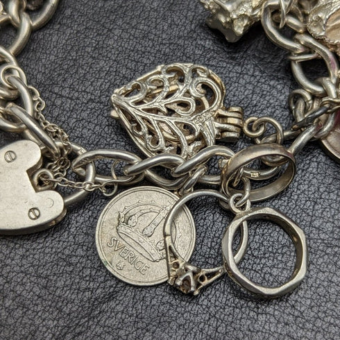 英國復古純銀魅力手鍊 73 克