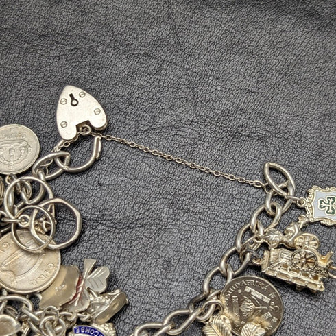 英國復古純銀魅力手鍊 73 克