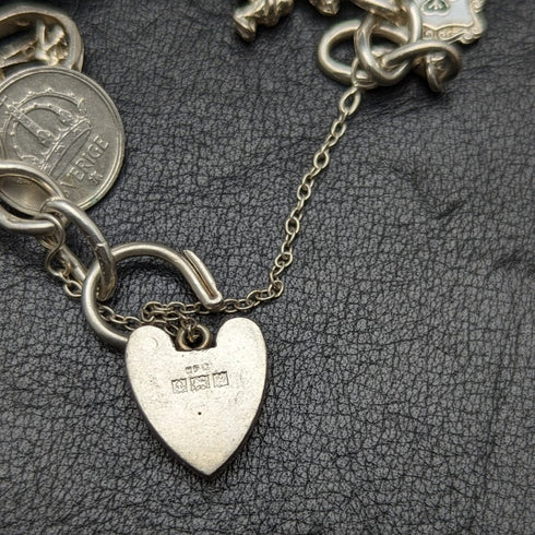 英國復古純銀魅力手鍊 73 克