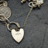 British vintage sterling silver charm bracelet 73g