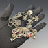 British vintage sterling silver charm bracelet 73g