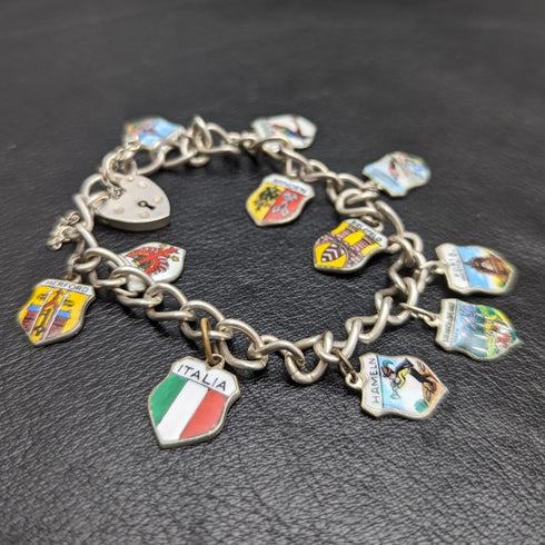 英國復古純銀魅力手鍊 23 克