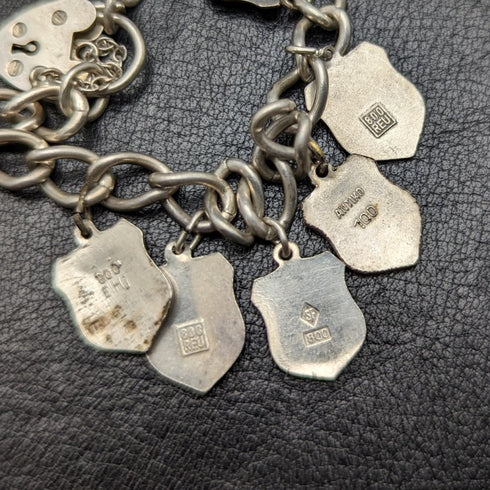 英國復古純銀魅力手鍊 23 克