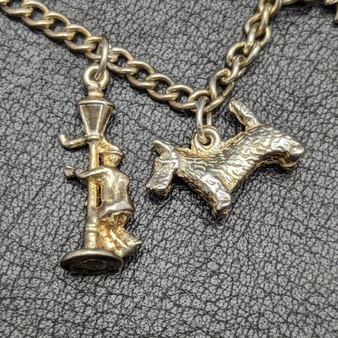 英國復古純銀魅力手鍊 19 克