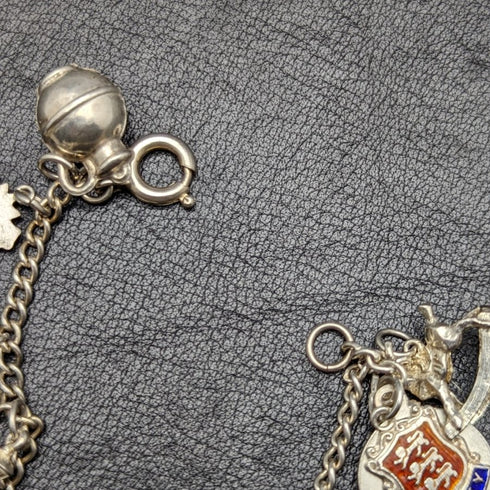 英國復古純銀魅力手鍊 19 克