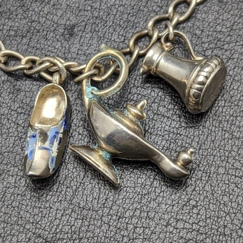 英國復古純銀魅力手鍊 21 克