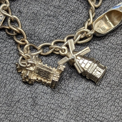 英國復古純銀魅力手鍊 21 克