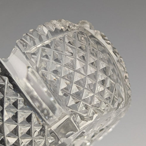 British Vintage Cut Glass Soldesh Pair 141g