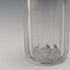 1882 British Antique Small Glass Bottle Pure Silver Lid 110g