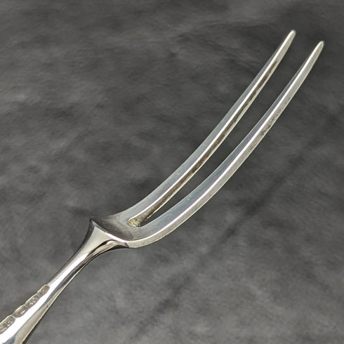 1925 年英國復古白珍珠貝殼手柄純銀刀片甜點餐具 4x2 套裝