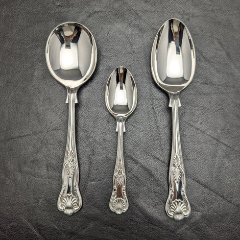 英国ヴィンテージ シルバープレート製 カトラリー7ピースx2セット デッドストック