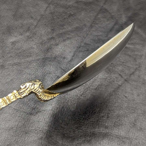 1936 British Vintage Sterling Silver Large Anoiting Spoon 96g